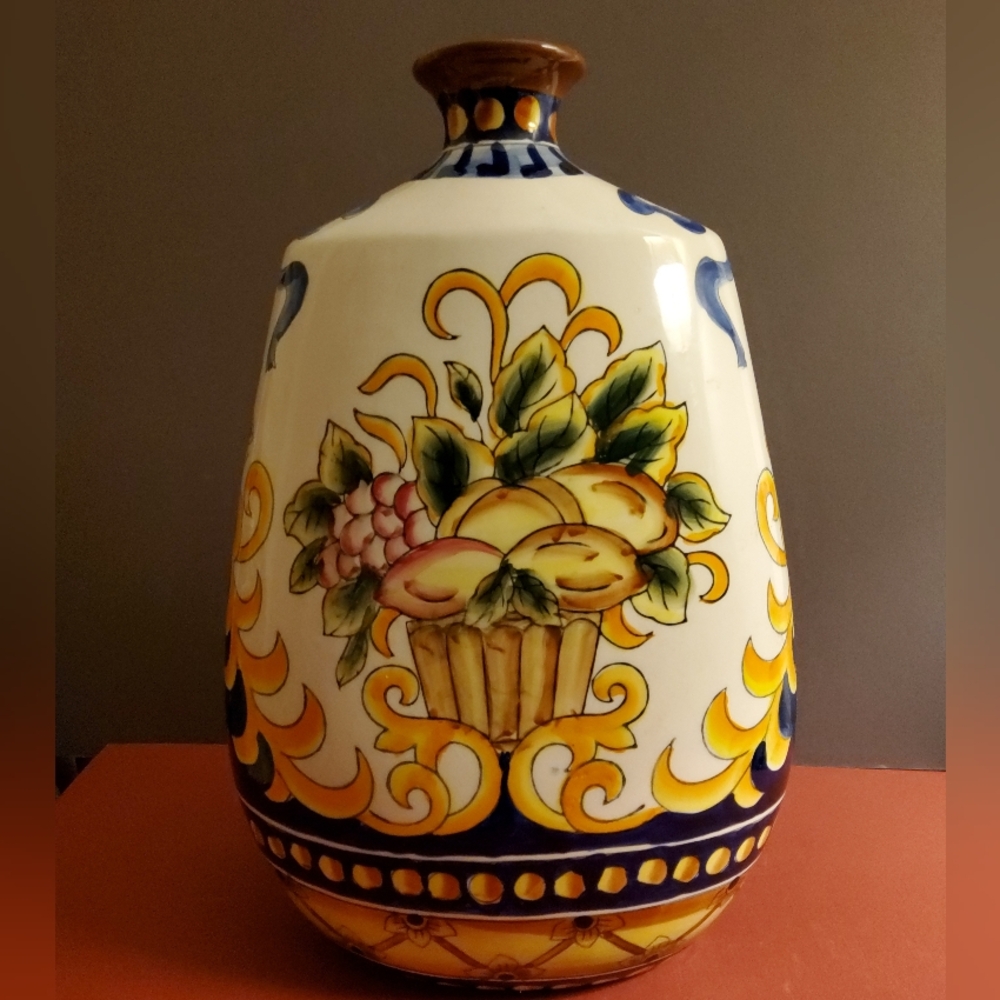 Hand Painted Ceramic Vase by Orient Connection